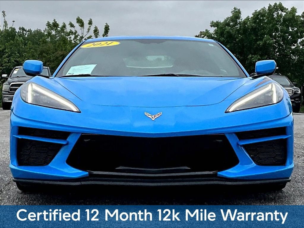 Used 2021 Chevrolet Corvette Stingray Preferred Cpe w/ Z51 Performance Package RWD image 2