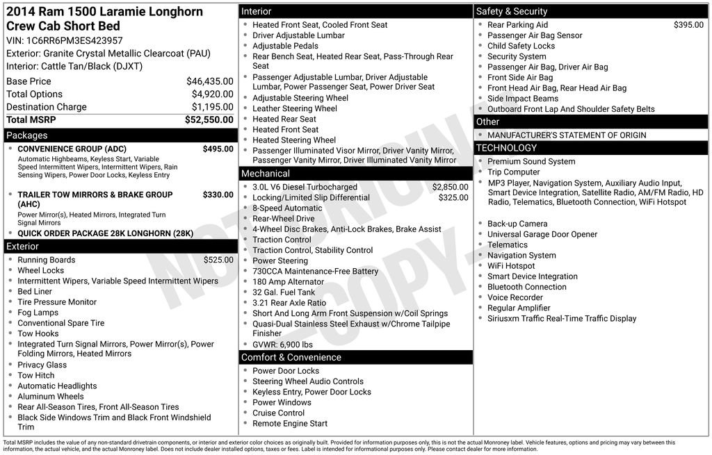 Used 2014 RAM 1500 Laramie Longhorn w/ Convenience Group RWD image 26