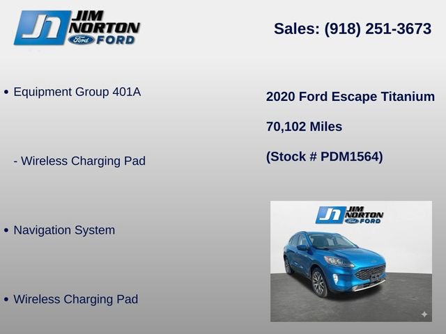 Used 2020 Ford Escape Titanium image 8