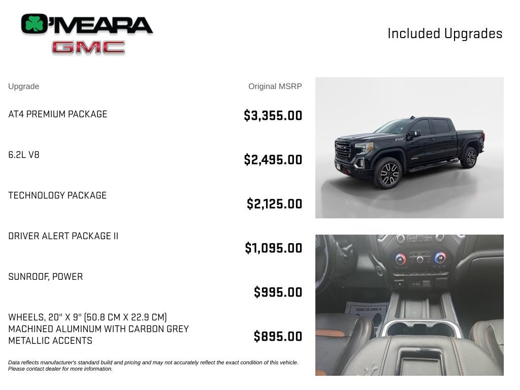 Used 2020 GMC Sierra 1500 AT4 w/ AT4 Premium Package AWD/4WD image 4