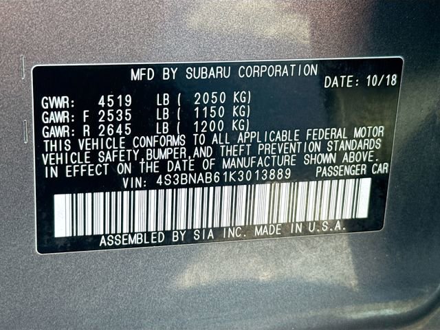 Used 2019 Subaru Legacy 2.5i w/ Alloy Wheel Package AWD/4WD image 31