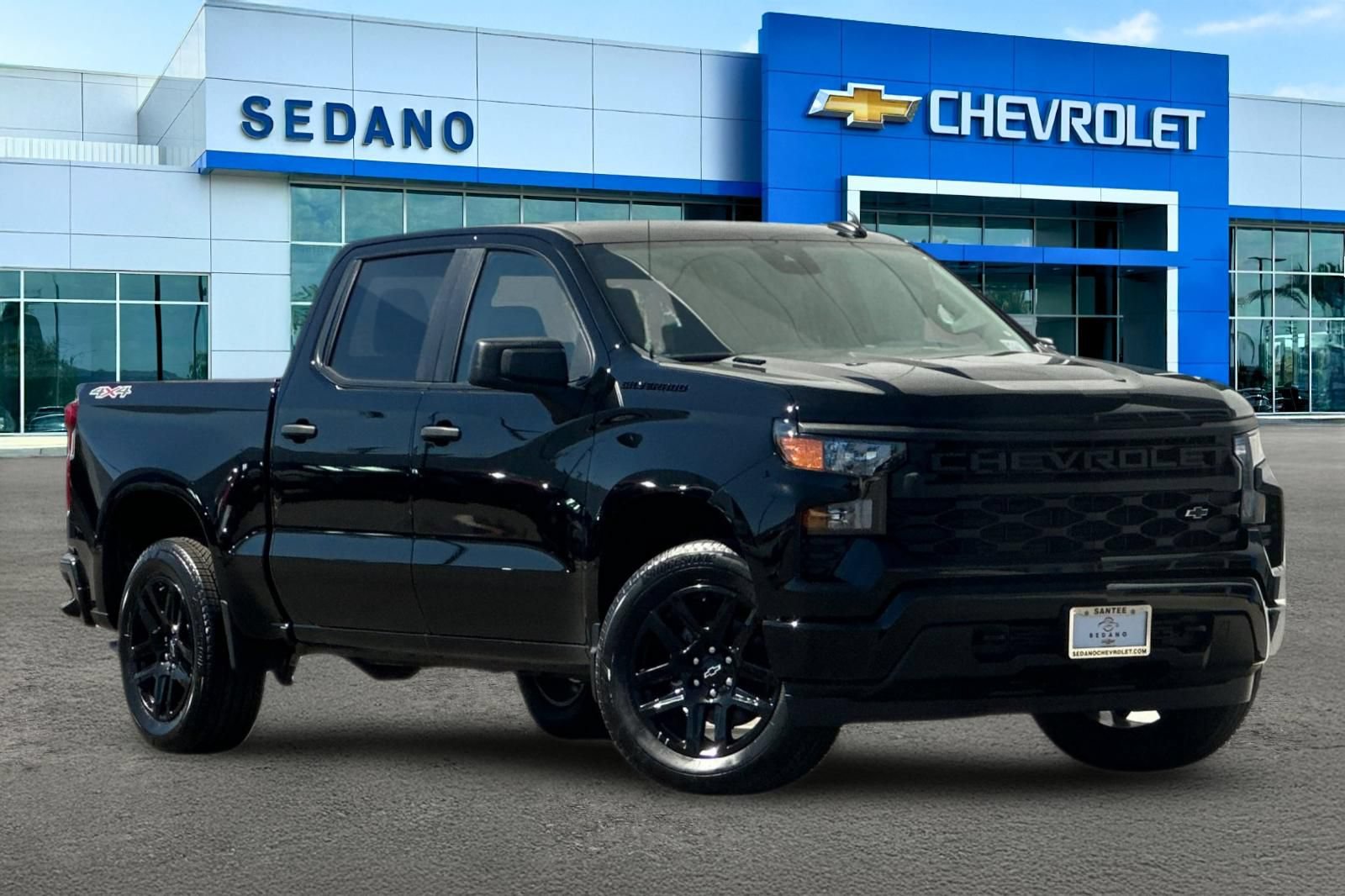 New 2026 Chevrolet Silverado 1500 Custom w/ LPO, Dark Essentials Package AWD/4WD image 2