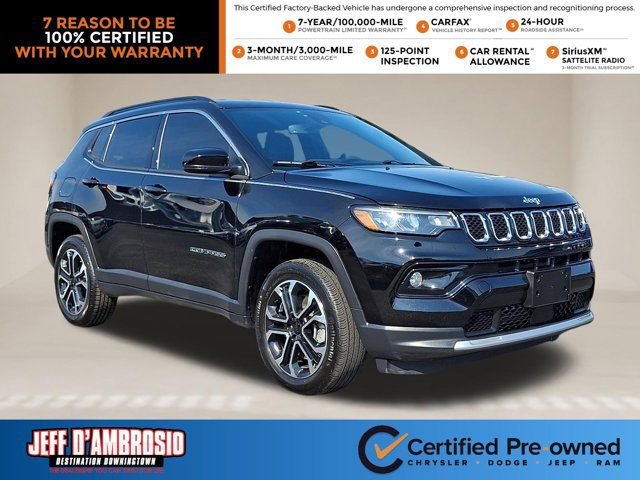 Certified 2023 Jeep Compass Limited AWD/4WD image 1