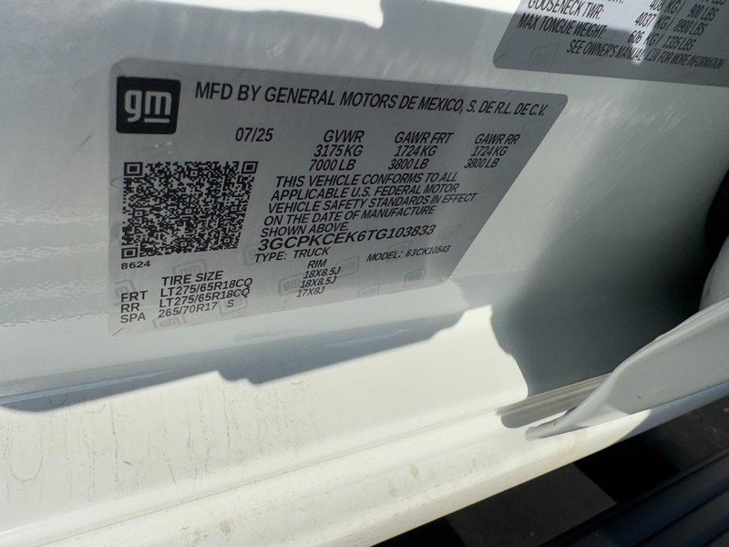 New 2026 Chevrolet Silverado 1500 Custom Trail Boss image 16