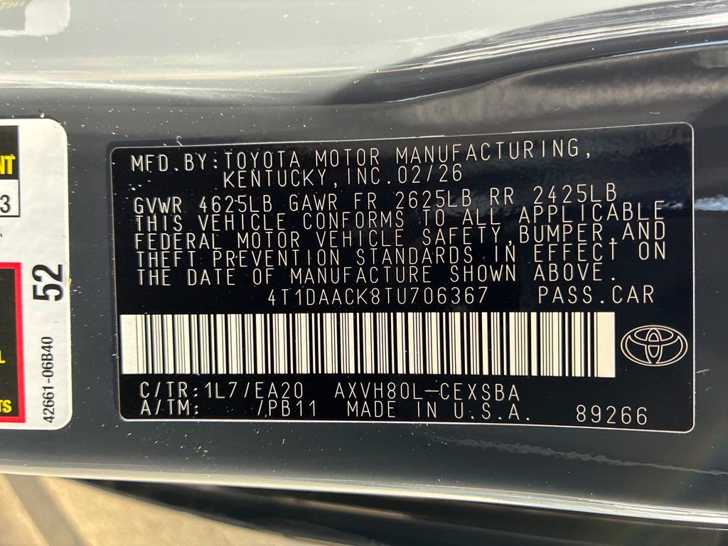 New 2026 Toyota Camry SE image 46