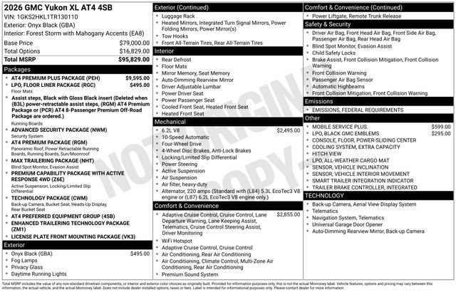 New 2026 GMC Yukon XL AT4 w/ AT4 Premium Plus Package image 4