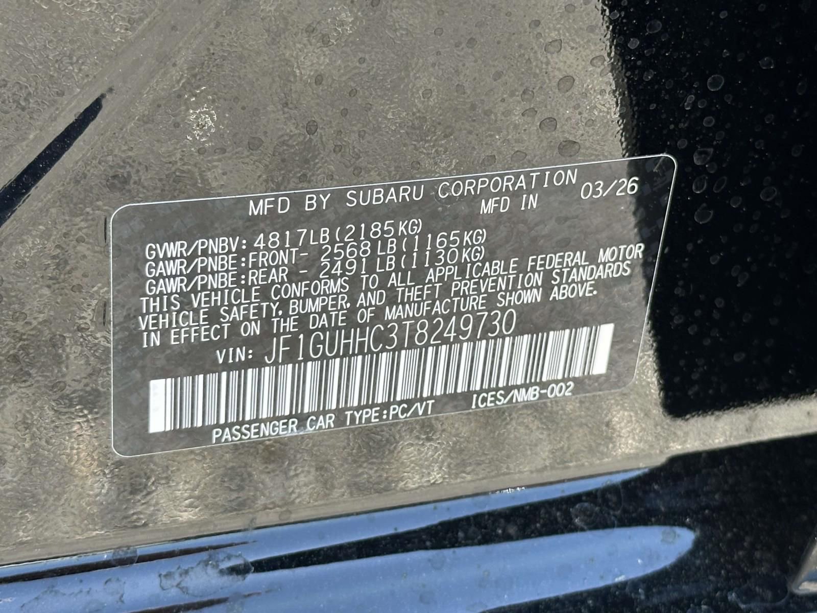 New 2026 Subaru Impreza RS AWD/4WD image 15