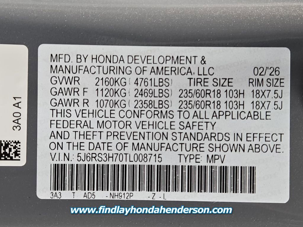 Certified 2026 Honda CR-V EX-L image 14