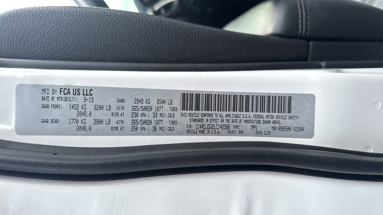 Used 2020 Dodge Durango GT w/ Blacktop Package image 12