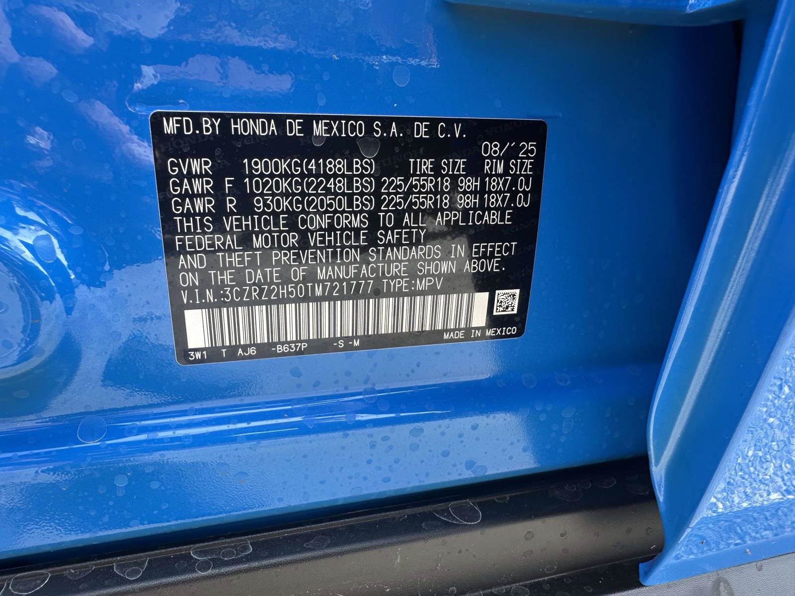 New 2026 Honda HR-V Sport image 26