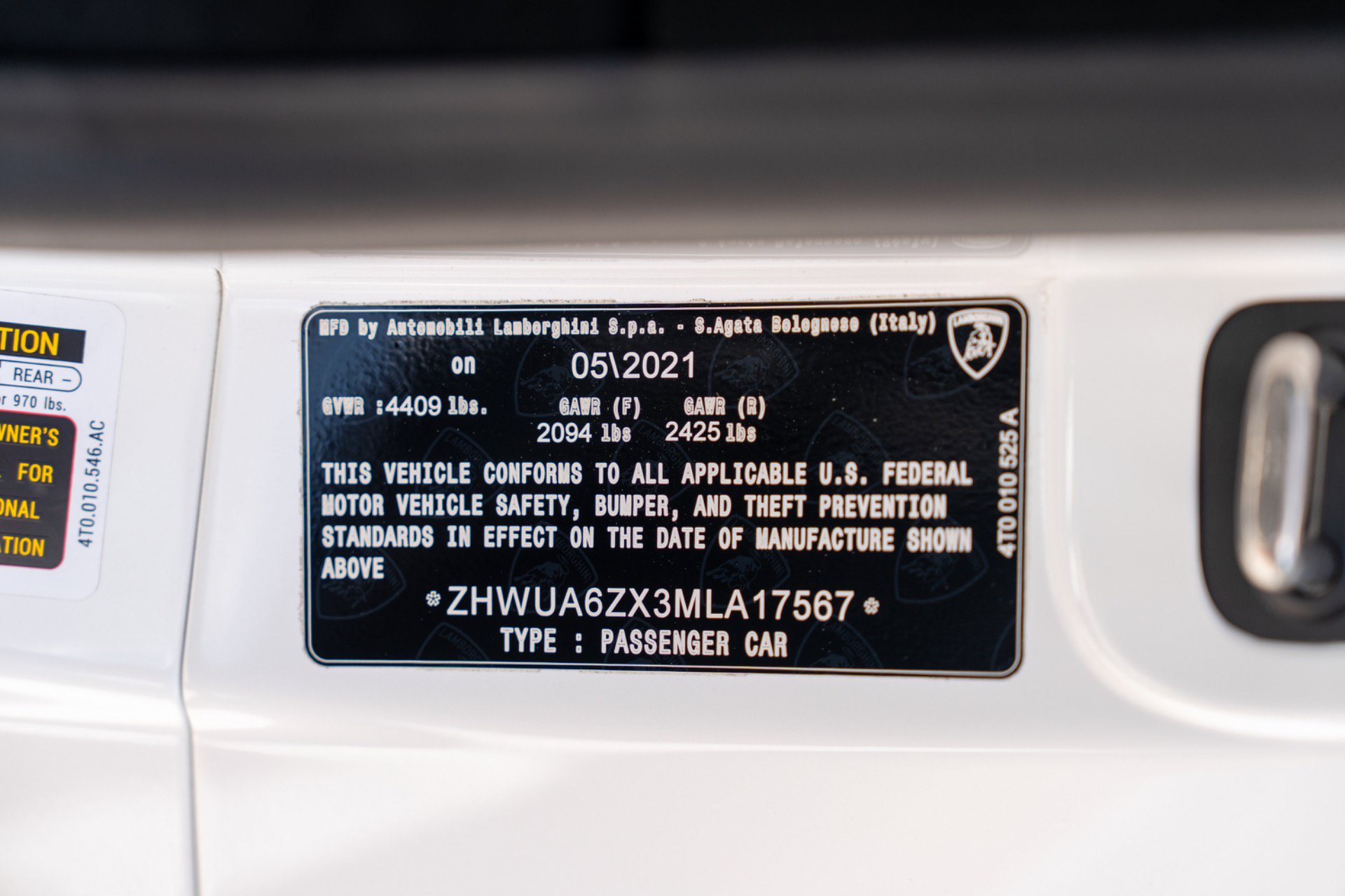 Used 2021 Lamborghini Huracan STO RWD image 64