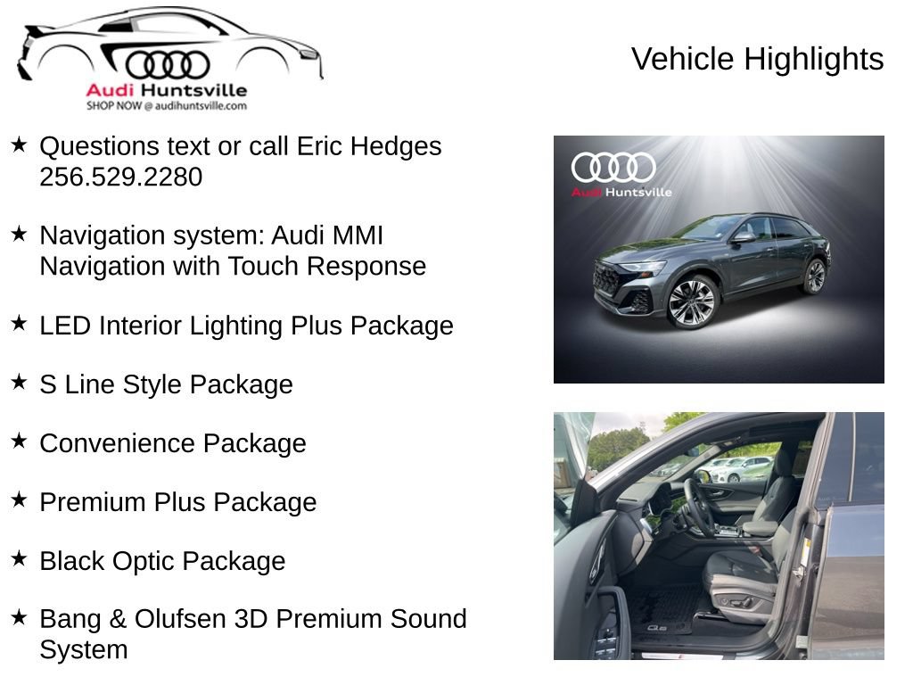 Used 2025 Audi Q8 Premium Plus w/ Premium Plus Package AWD/4WD image 6