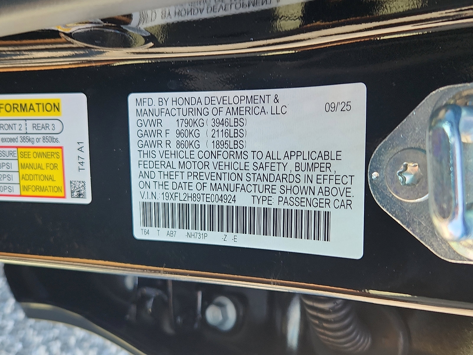 New 2026 Honda Civic Sport image 16