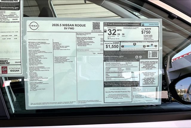 New 2026 Nissan Rogue SV FWD image 12