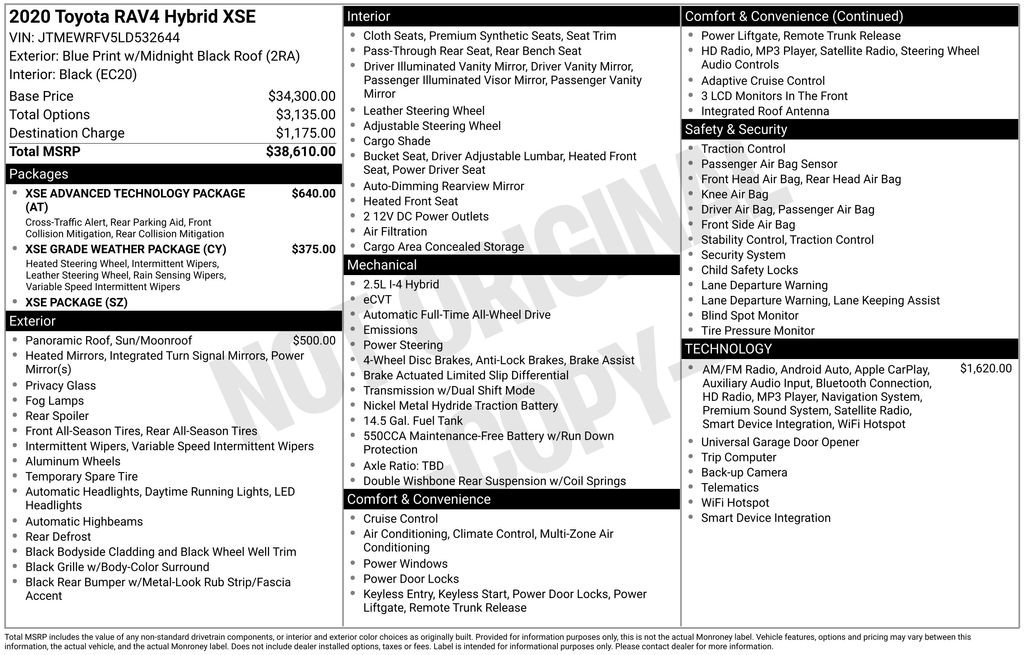 Used 2020 Toyota RAV4 XSE image 38