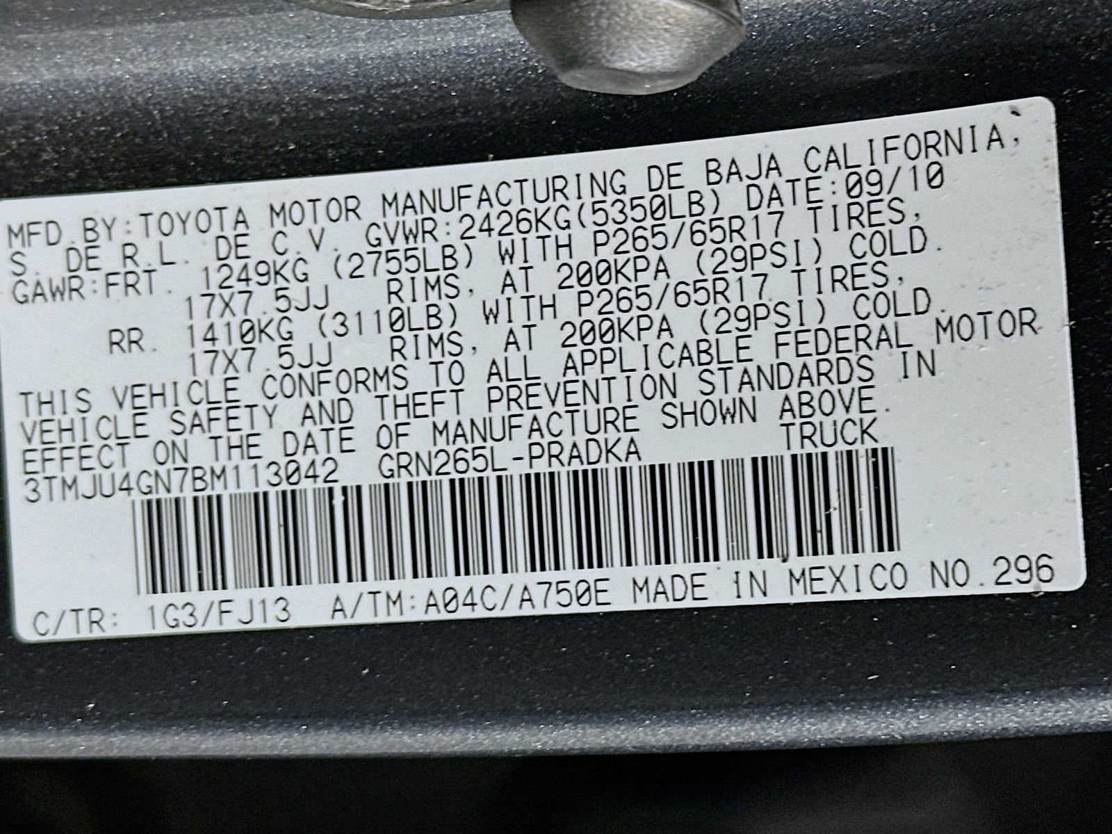 Used 2011 Toyota Tacoma PreRunner w/ TRD Sport Pkg RWD image 29