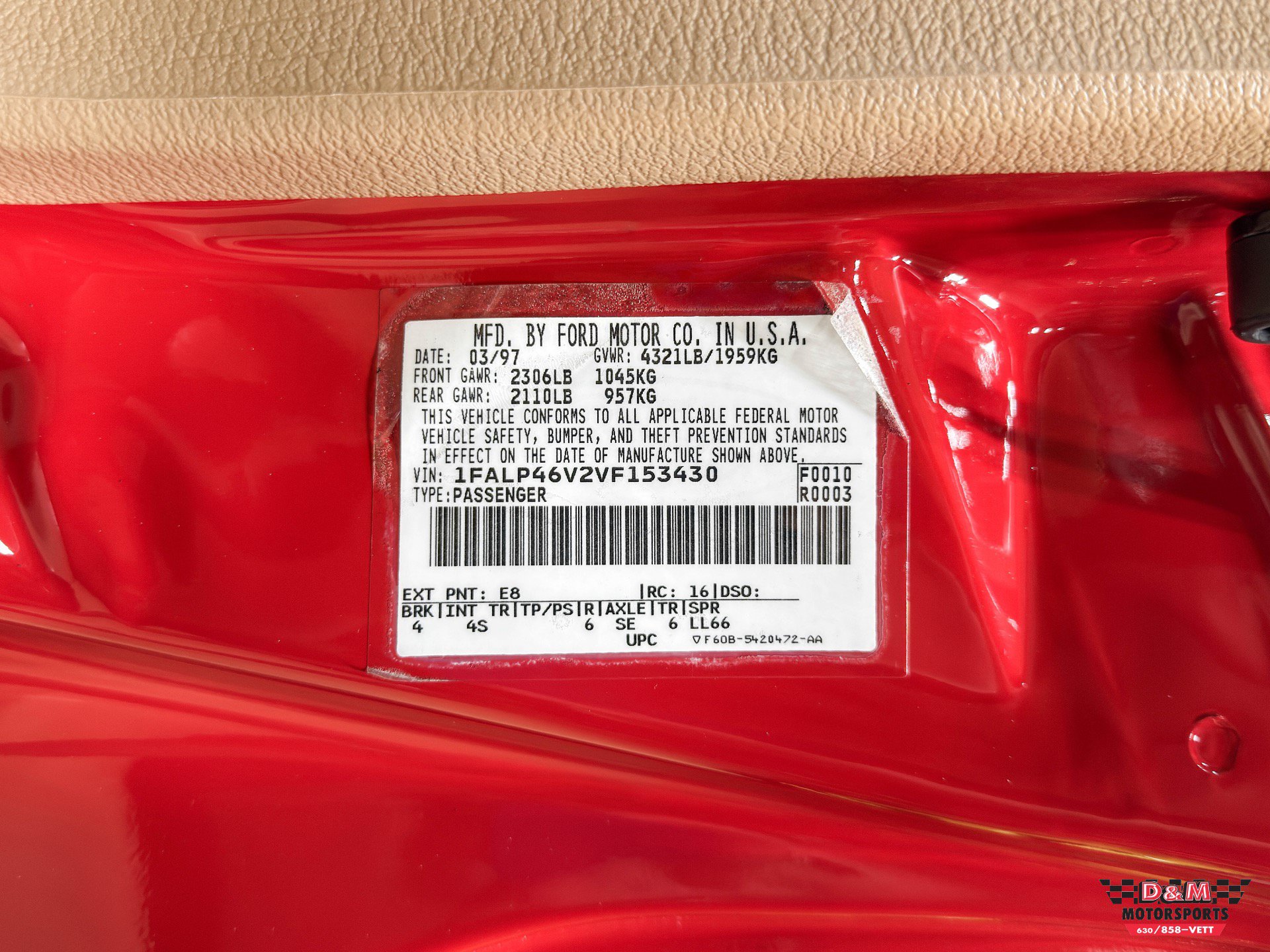 Used 1997 Ford Mustang SVT Cobra RWD image 66
