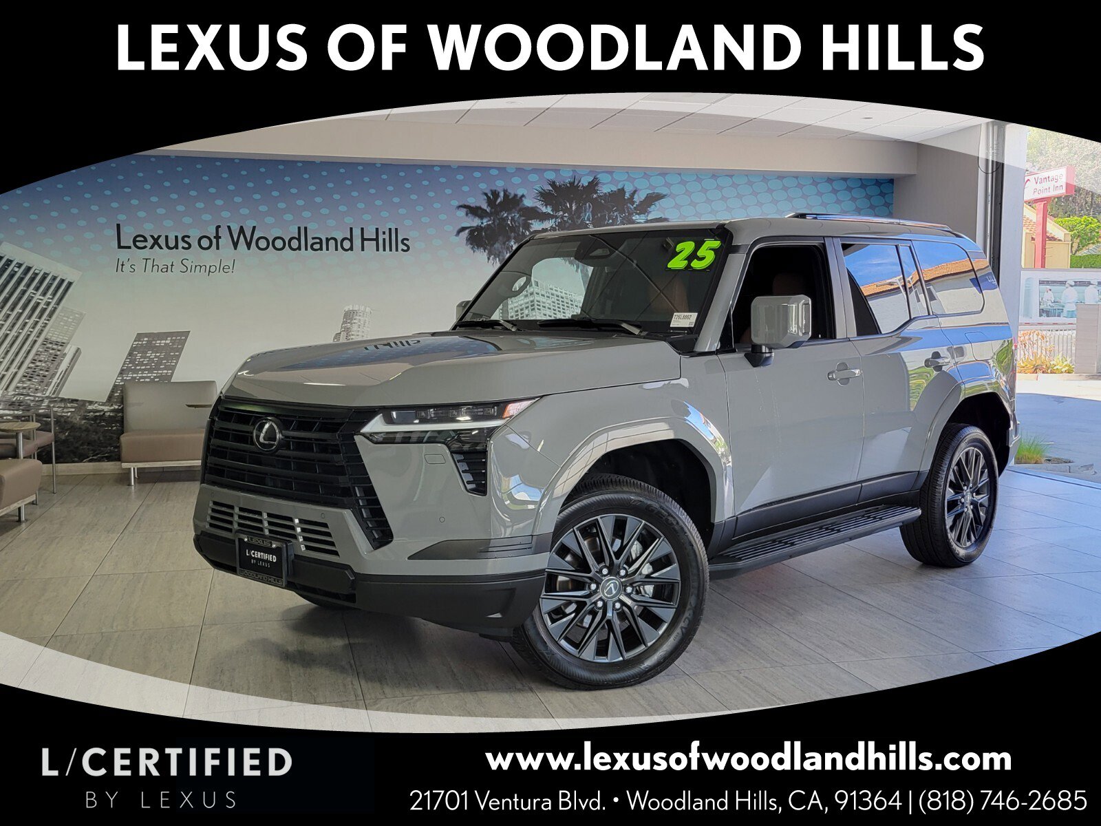 Certified 2025 Lexus GX 550 w/ Cold Area Package image 1