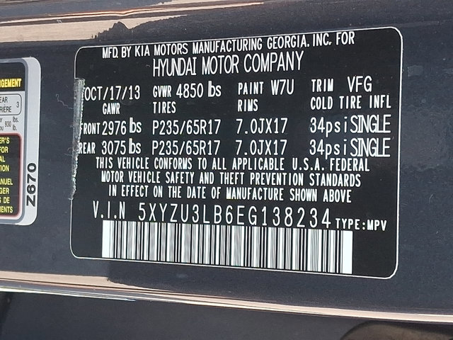 Used 2014 Hyundai Santa Fe Sport w/ Technology Package 04 FWD image 29