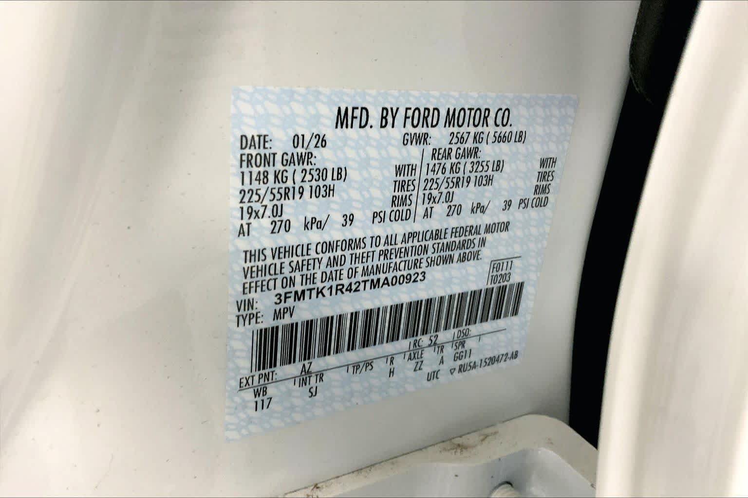 New 2026 Ford Mustang Mach-E Select w/ Comfort Package Lite RWD image 20