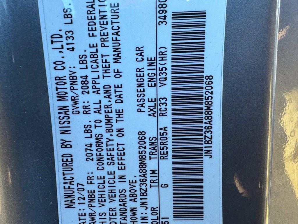 Used 2008 Nissan 350Z Enthusiast image 23