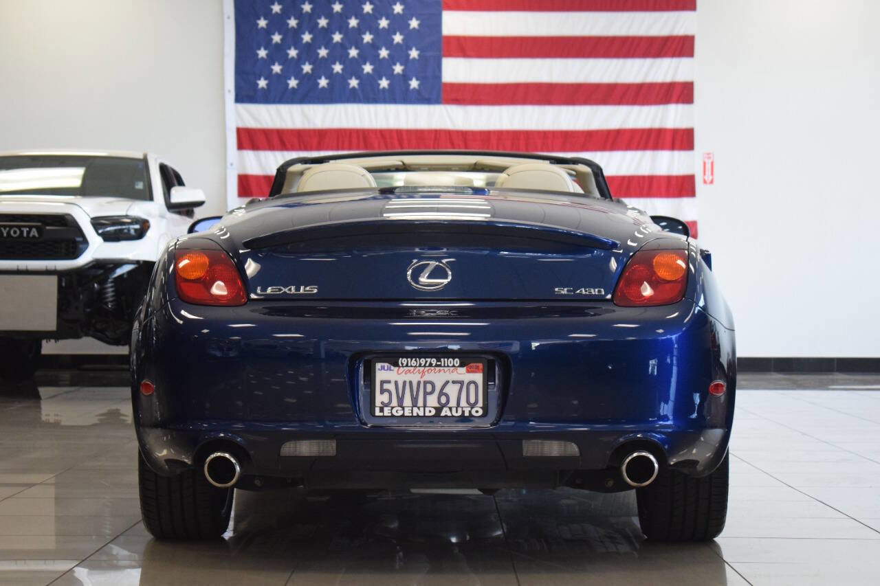 Used 2002 Lexus SC 430 Convertible RWD image 34