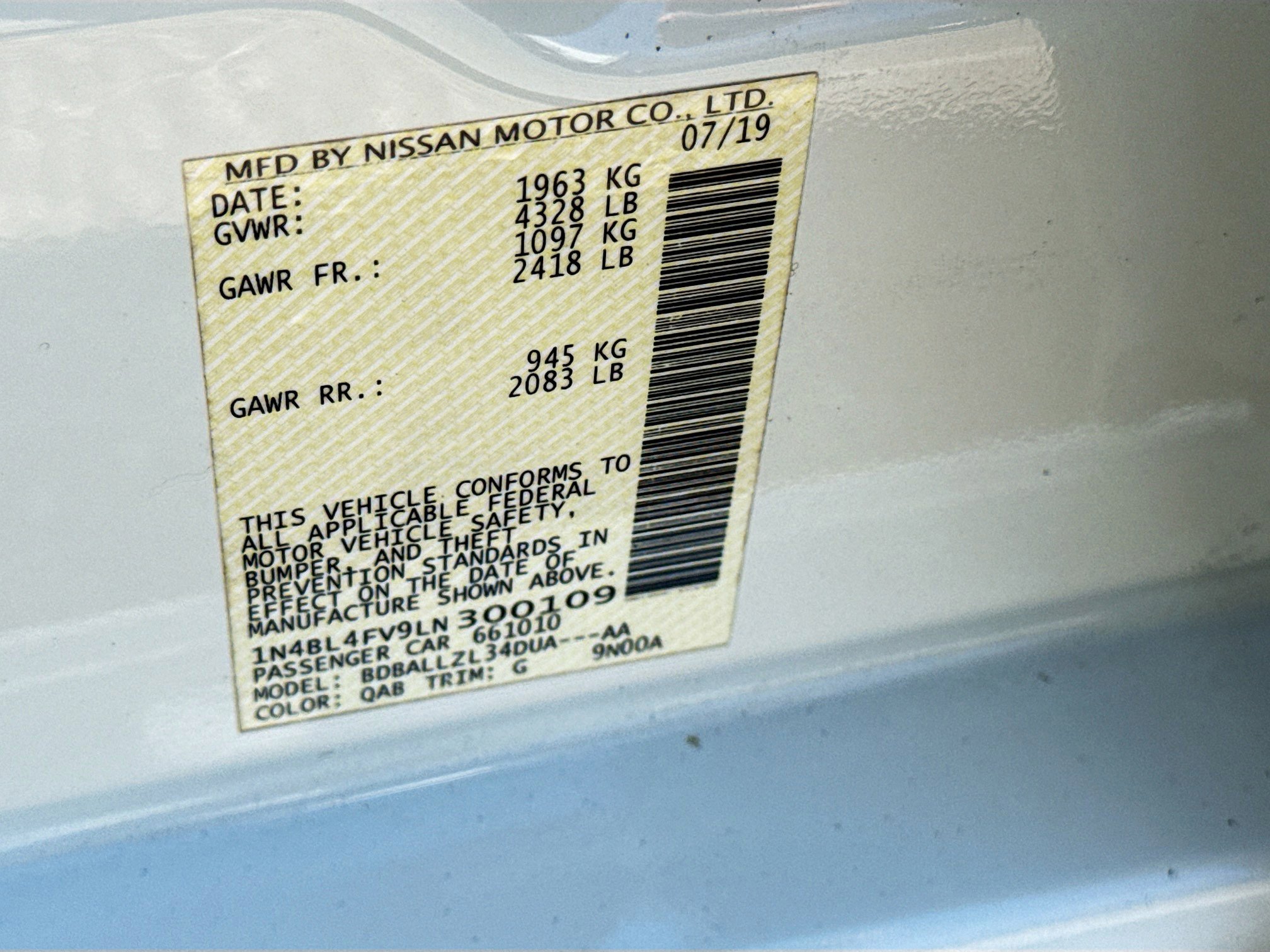 Used 2020 Nissan Altima 2.5 Platinum image 41