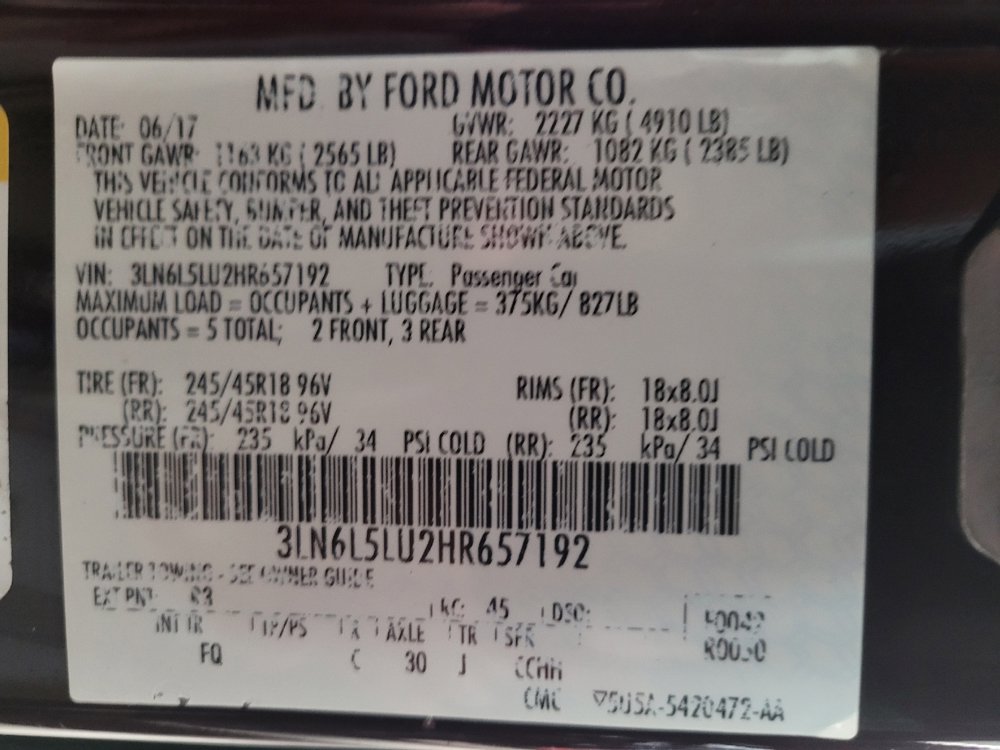 Used 2017 Lincoln MKZ Select w/ Climate Package FWD image 33