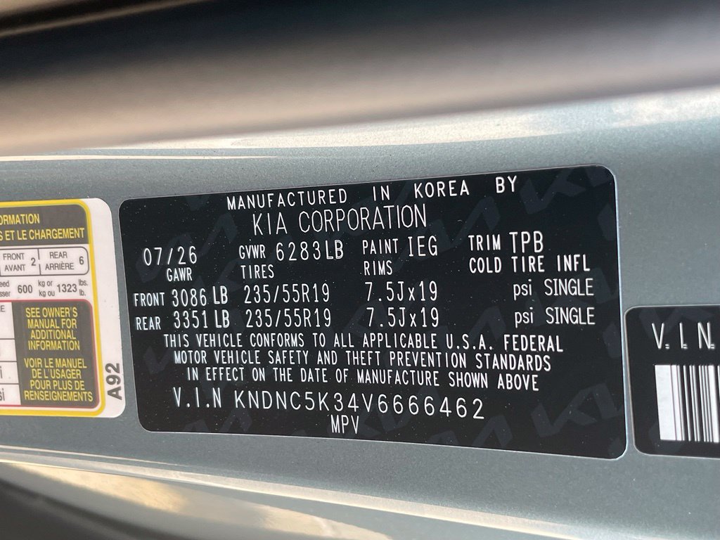 New 2027 Kia Carnival EX FWD image 33