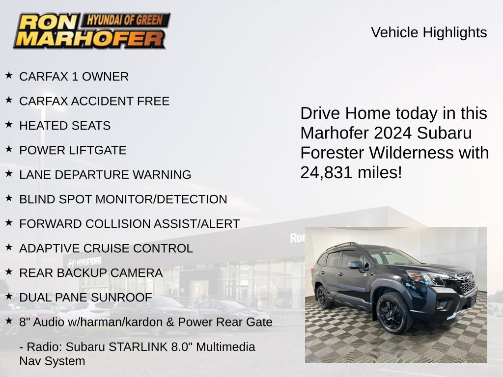 Used 2024 Subaru Forester Wilderness AWD/4WD image 14