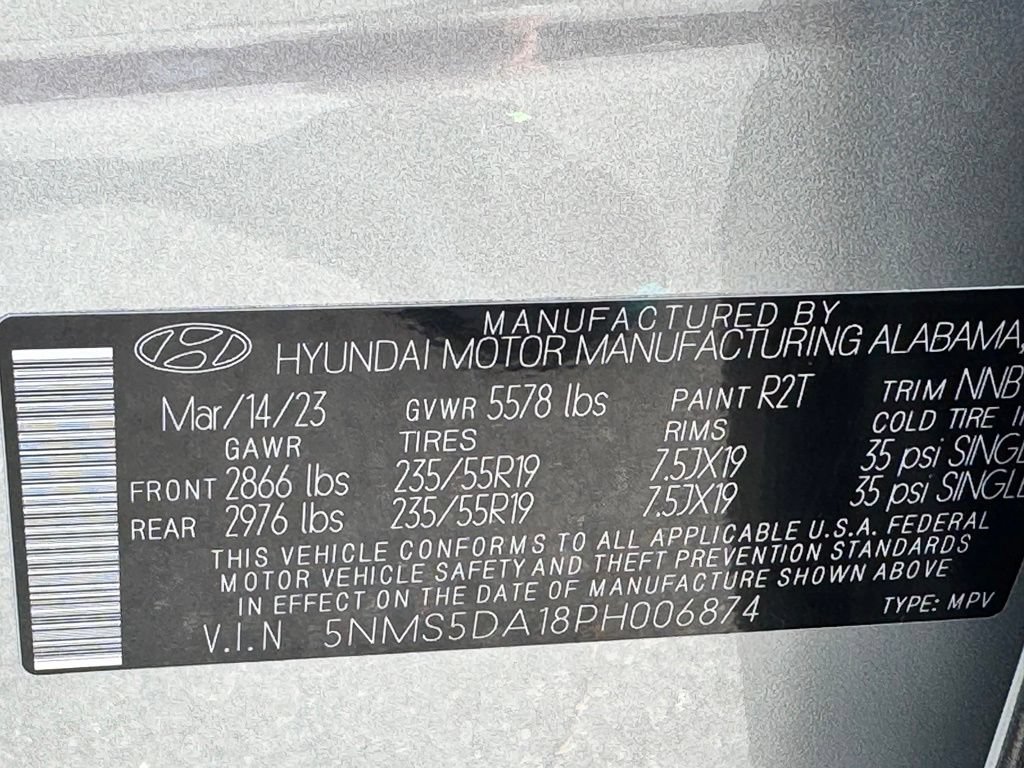 Used 2023 Hyundai Santa Fe Limited w/ Cargo Package AWD/4WD image 43
