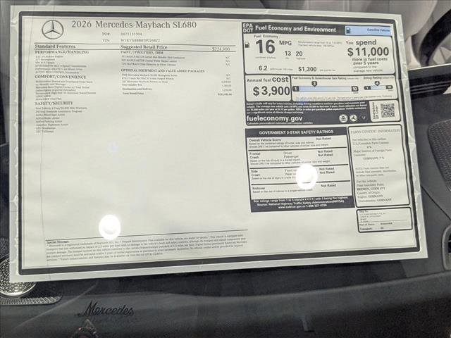 New 2026 Mercedes-Benz Maybach SL 680 image 16