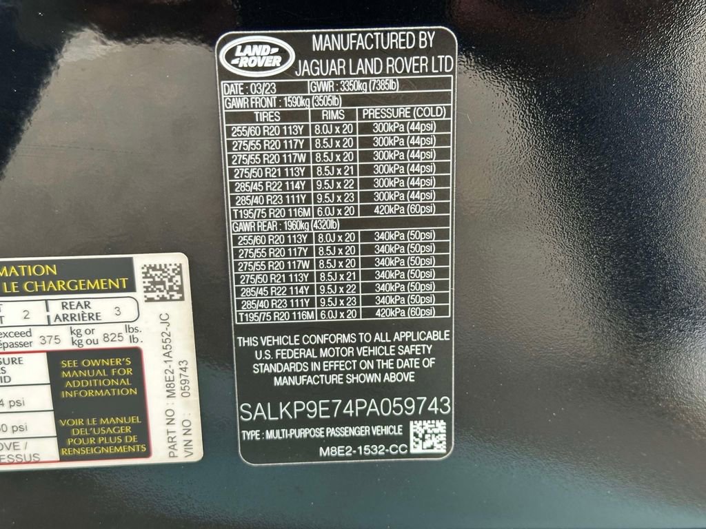 Used 2023 Land Rover Range Rover SE AWD/4WD image 43