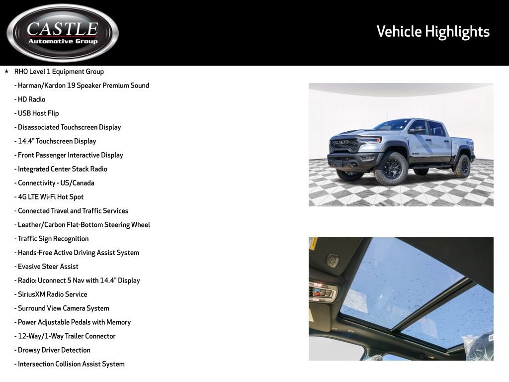 New 2026 RAM 1500 RHO w/ RHO Level 1 Equipment Group image 6