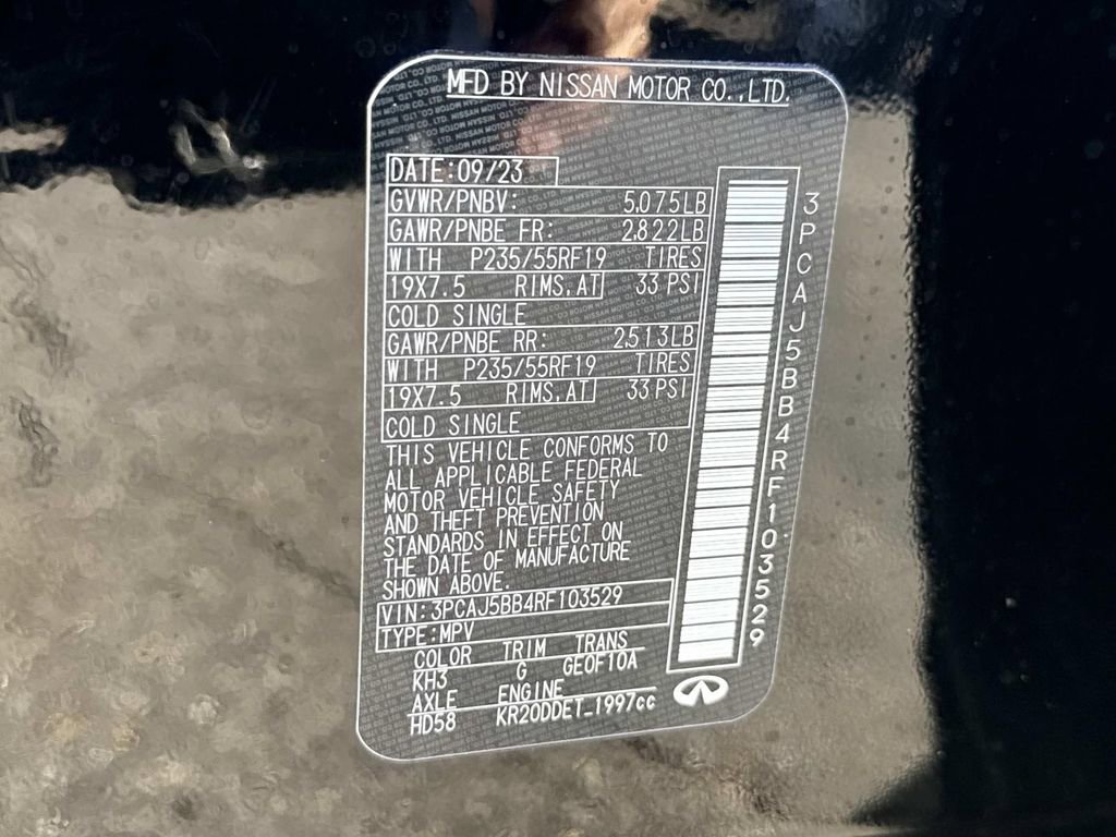 Used 2024 INFINITI QX50 Luxe image 30