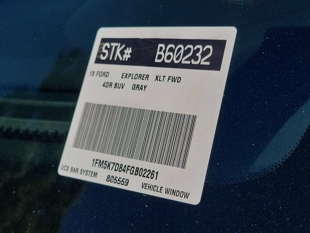 Used 2015 Ford Explorer XLT w/ Equipment Group 202A FWD image 30