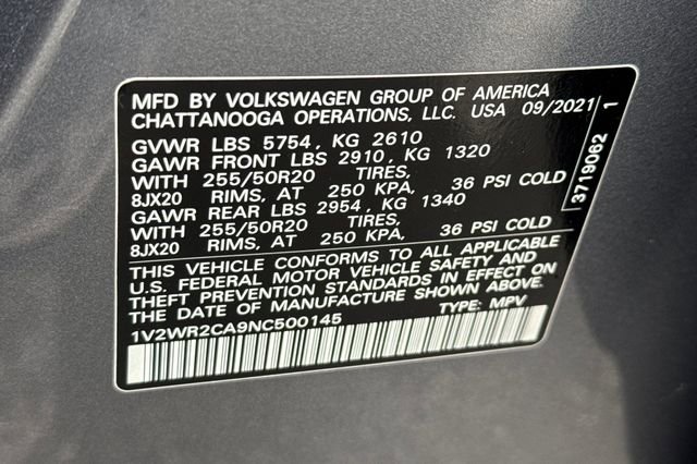 Used 2022 Volkswagen Atlas SE image 30