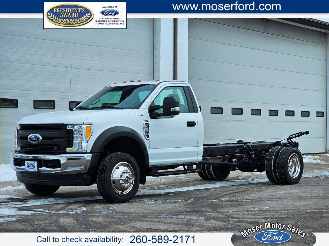 Used 2017 Ford F550 4x4 Regular Cab Super Duty w/ Power Equipment Group