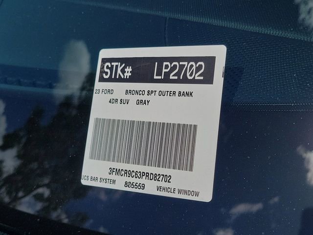 Certified 2023 Ford Bronco Sport Outer Banks w/ Tech Package image 33