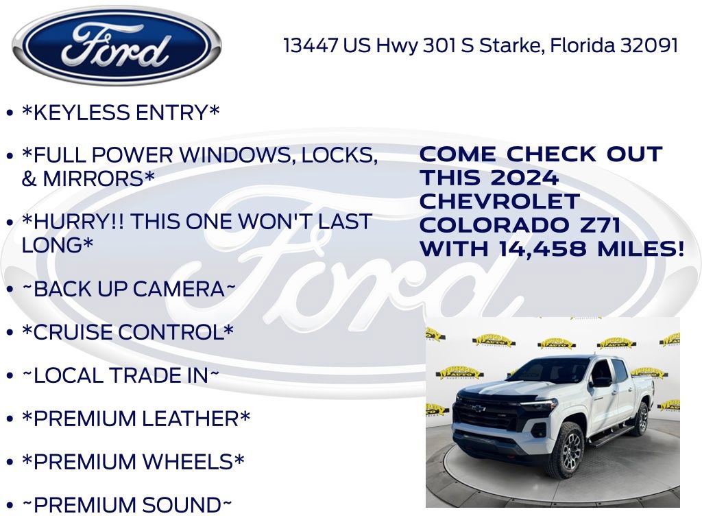 Used 2024 Chevrolet Colorado Z71 w/ Z71 Convenience Package 2 image 10