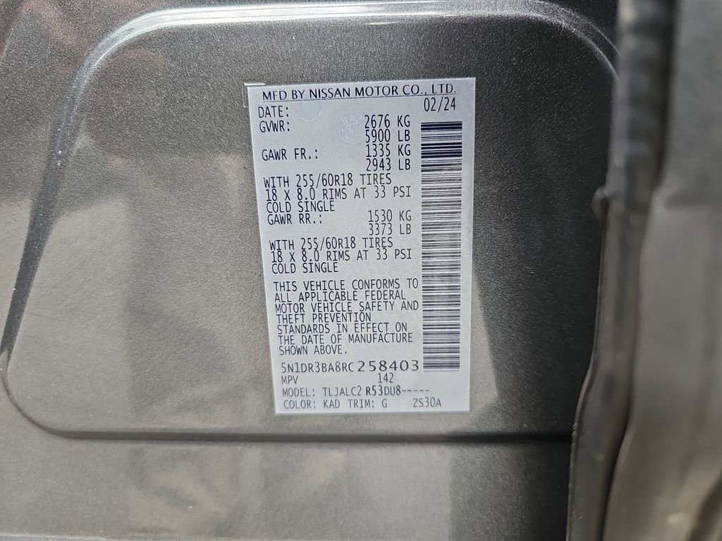 Used 2024 Nissan Pathfinder SV FWD image 37