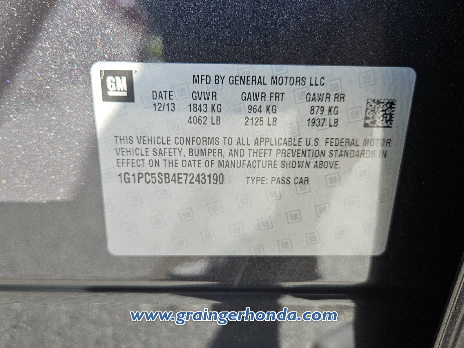 Used 2014 Chevrolet Cruze LT FWD image 14
