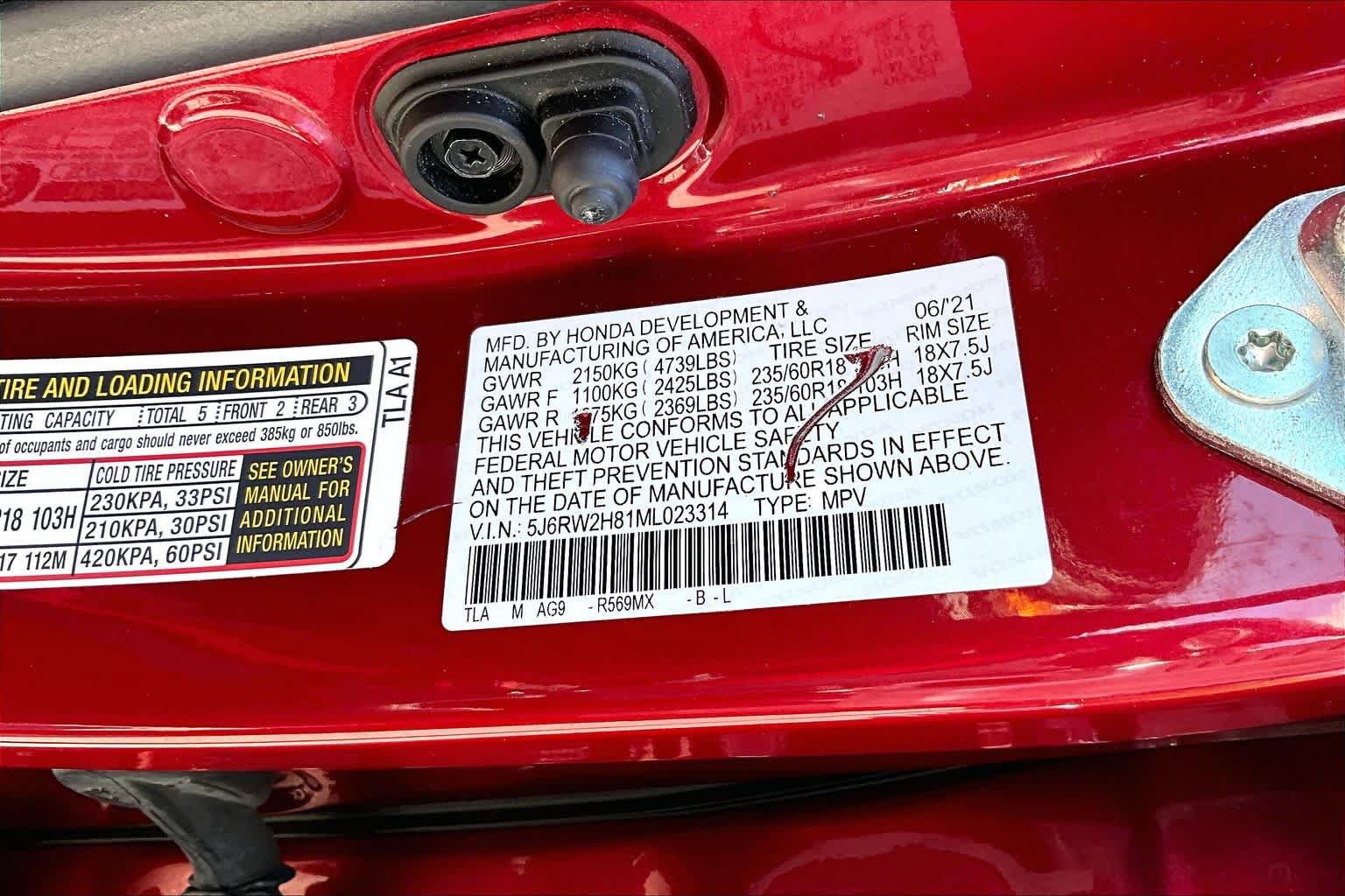 Used 2021 Honda CR-V EX-L image 35