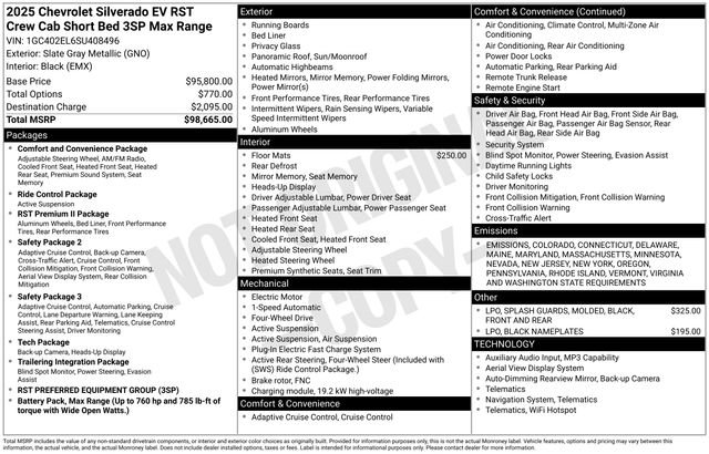 New 2025 Chevrolet Silverado EV RST image 14