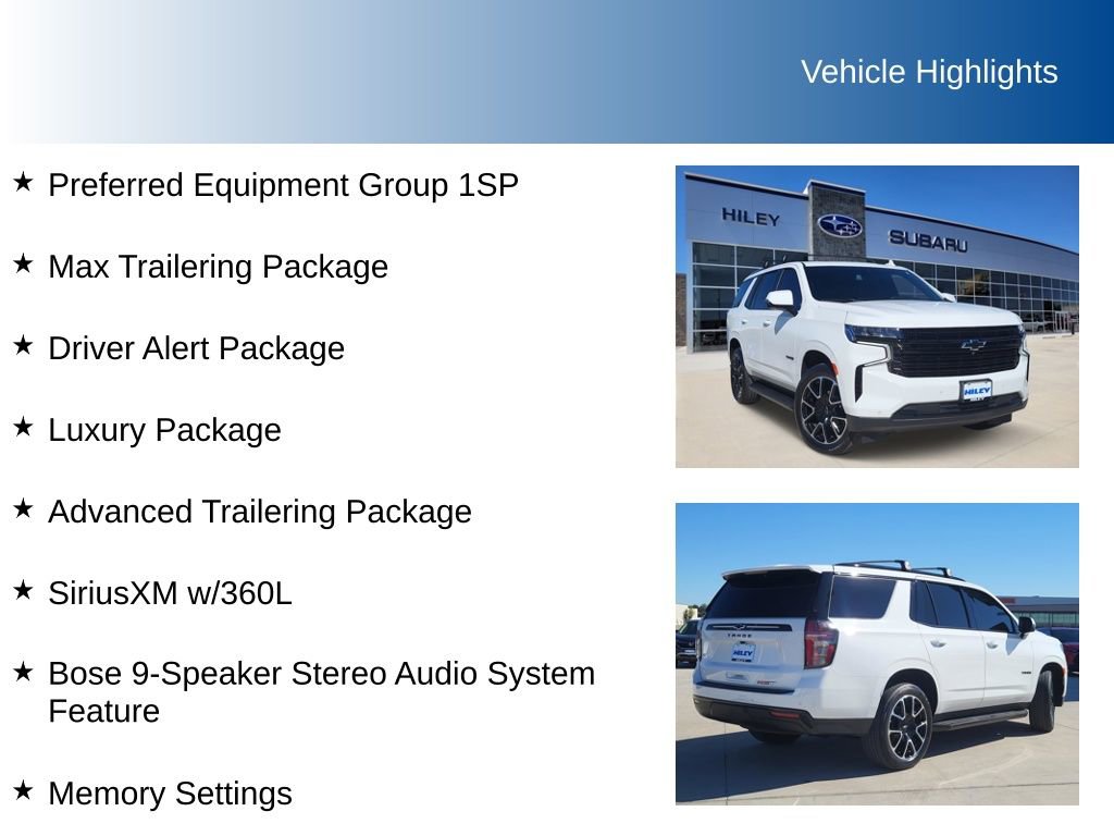 Used 2024 Chevrolet Tahoe RST w/ Luxury Package image 5