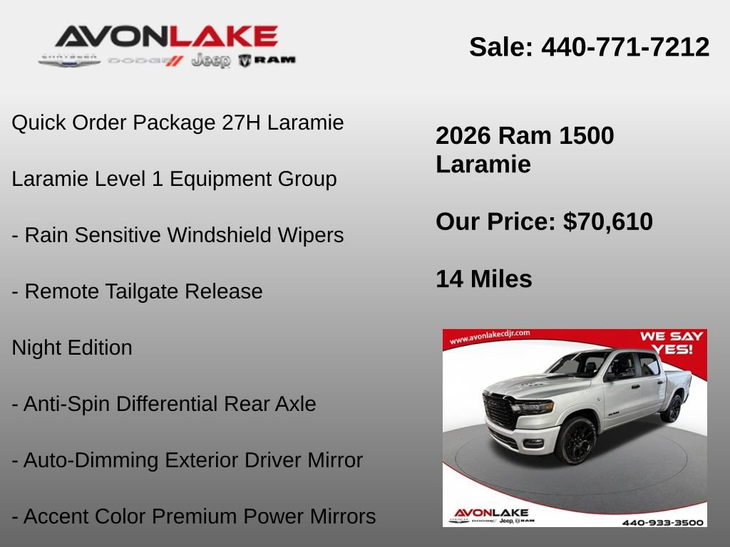 New 2026 RAM 1500 Laramie w/ Night Edition image 6