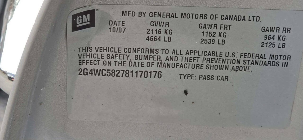 Used 2008 Buick LaCrosse CX FWD image 10