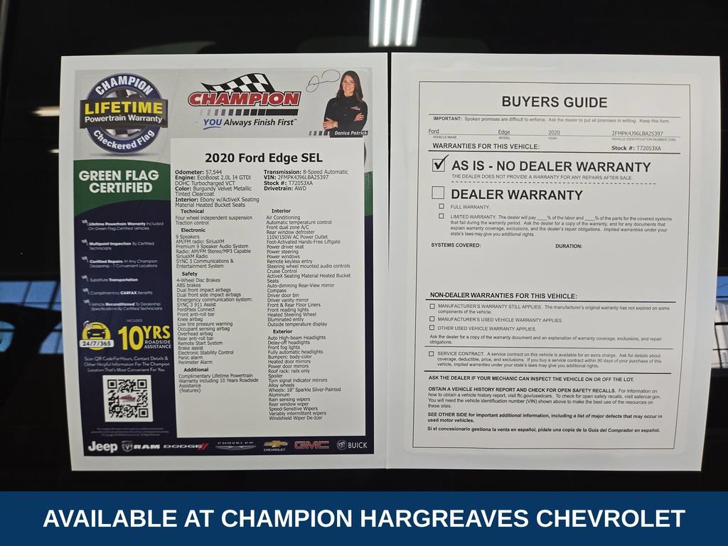 Used 2020 Ford Edge SEL w/ Cold Weather Package AWD/4WD image 43