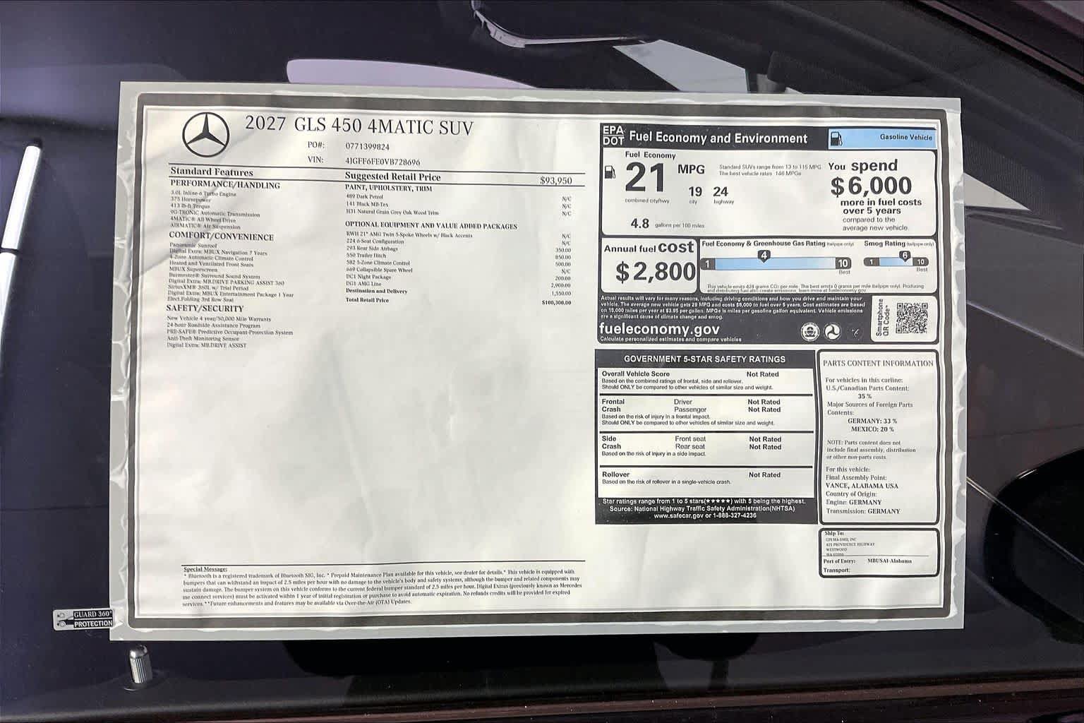 New 2027 Mercedes-Benz GLS 450 4MATIC image 18