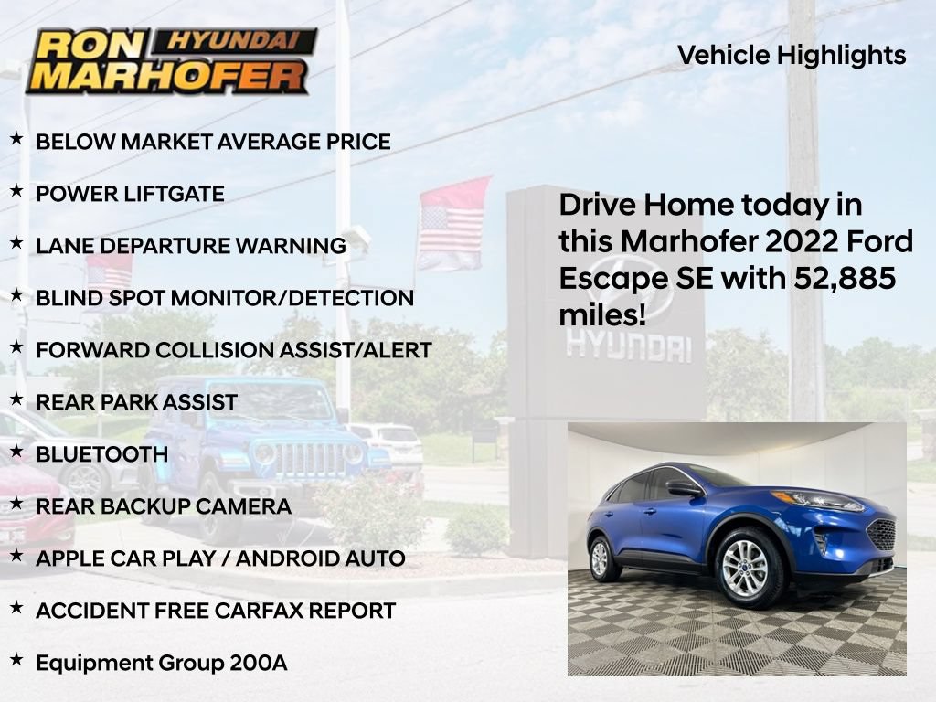 Used 2022 Ford Escape SE w/ Convenience Package FWD image 15